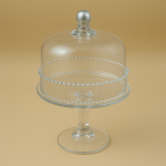 Pedestal Cake Stand With Dome Cover