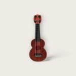 Mini Melody Mahogany Toy Guitar – Floral Etch Design