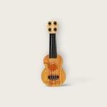 قيثارة ألعاب خشب الصنوبر بتصميم الدوامة المنحنية