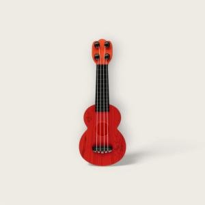 قيثارة ألعاب بنقشة لفائف فنية – تصميم خشب الكرز