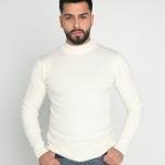 Men's Classic Turtleneck Knit Pullover Sweater Topwear