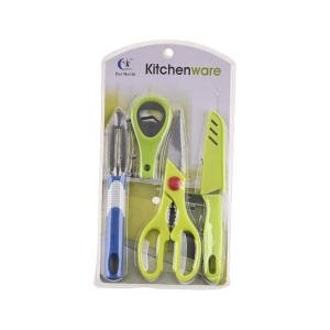 طقم سكاكين مطبخ 4 في 1