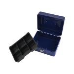 صندوق نقدي معدني قابل للقفل مع مقبض