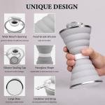 Collapsible Silicone Water Bottle - Portable & Leakproof