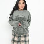 طقم بيجامة أيميرفيل يابانية صوف ناعم