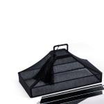 Luxury Indian pastry tray with nail handle Cartier-style, cotton fabric cover