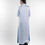 Women's Two-Tone Long Coat