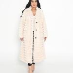 Women's luxury fur winter coat