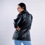 Women's Leather Jacket with Fur Inside