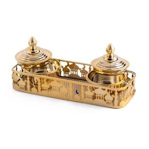 أوعية تقديم 2 قطعة مع حامل