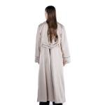 Long Trench Coat with Flap Pockets 