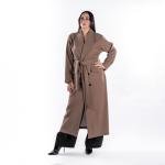 Women's Long Belted Trench Overcoat