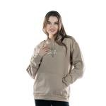 THE LION KING Graphic Print Back Hoodie Khaki