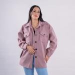 Coat with drop pocket and shoulders
