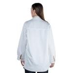 معطف نسائي بجيب قلاب وأكتاف منسدلة