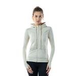 جاكت بغطاء للرأس وسحاب مع فتحات للإبهام