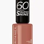 Rimmel London 60 seconds Super Shine Nail Polish 130 Caramel Candy