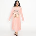 قميص نوم شتوي من القطيفة الناعمة