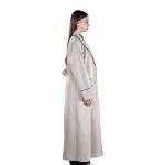 Long Trench Coat with Flap Pockets 