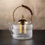 غلاية حرارية شفافة مع فلتر فولاذي