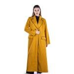 Women's Formal Overcoat Large Flap Pockets 