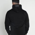 Hooded jacket, printed on the front