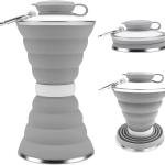 Collapsible Silicone Water Bottle - Portable & Leakproof