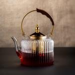 غلاية حرارية شفافة مع فلتر فولاذي