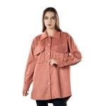 Oversized Button-Up Shirt Jacket