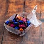 برطمان حلوى زجاجي فاخر بغطاء - كبير