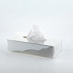 Silver Tissue Box 