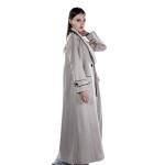 Long Coat With Black Piping