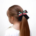 Kuwait National Flag Girls Bow Hair Clip