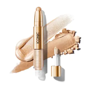 قلم تلوين لامع كرايون غليز من آيكونيك لندن - لون شامبين 3 مل