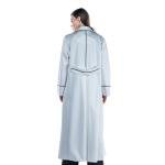 White long belted raincoat