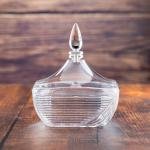 Luxurious Glass Candy Jar with Lid 