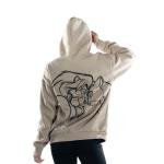 THE LION KING Graphic Print Back Hoodie Khaki