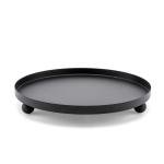Round Metal Tray with Ball Feet