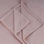 شال قطن وشيفون بحواف مخيطة – لاتيه