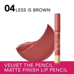 Bourjois Velvet The Pencil Lipstick Less is Brown 04