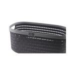 سلة تخزين بلاستيكية بمقابض