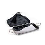 Luxury Indian pastry tray with nail handle Cartier-style, cotton fabric cover