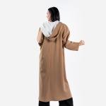 Women's Long Hooded Big Pocket Coat Women