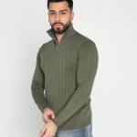 سويتر بولو محبوك من الصوف الناعم