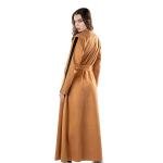 Light collar trench coat with belt
