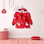 Red Winter Hooded Jacket