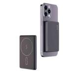 Brave Ultra Slim 10000mAh Magnetic Wireless Power Bank 15W With Stand,MagSafe Portable Charger – Grey