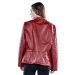 Women's Faux Leather Zip-Up jacket
