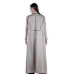 Long Coat With Black Piping