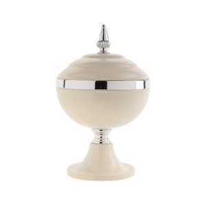 سكرية وتمرية دائرية مع غطاء